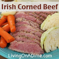 Irish Corned Beef Brisket and Cabbage