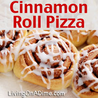 Easy Cinnamon Roll Pizza Recipe