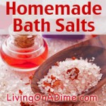 Homemade Bath Salts Recipe