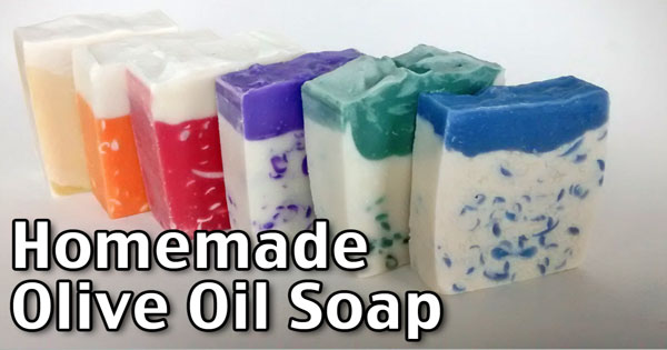 Homemade Olive Oil Soap Recipe - Living on a Dime