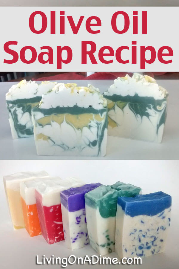 Homemade Olive Oil Soap Recipe - Living on a Dime