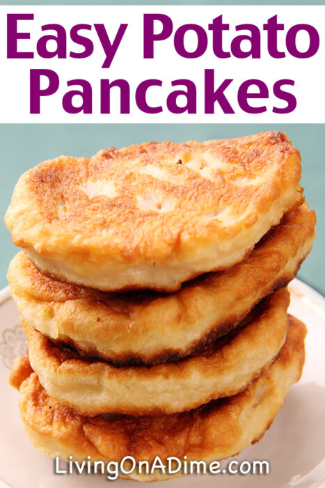 This easy potato pancake recipe makes a tasty side dish that works well in place of potatoes, rice or bread with chicken, beef or pork. This recipe is an easy and delicious way to use leftover mashed potatoes.