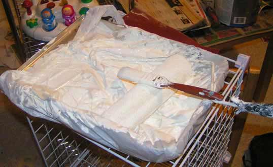 Paint Tray - The bag is getting sloppy, but not the roller pan