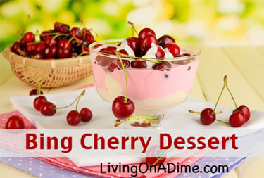 Bing Cherry Dessert Recipe