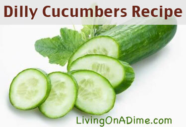 Dilly Cucumbers Recipe