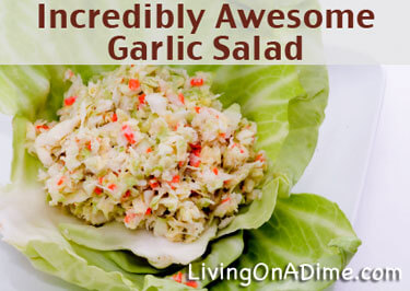 Homemade Garlic Salad Recipe