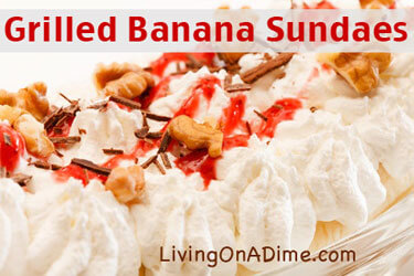 Grilled Banana Sundaes Recipe