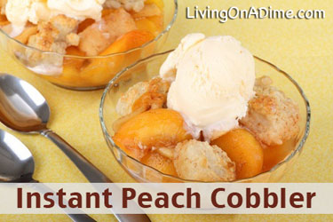 Instant Peach Cobbler Recipe
