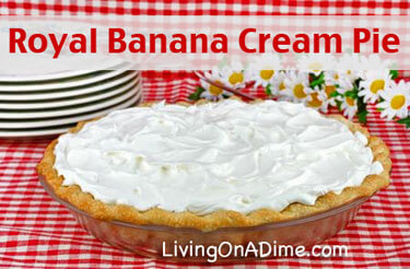 Royal Banana Cream Pie Recipe