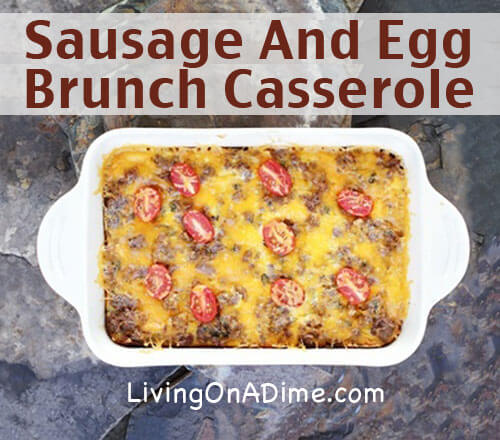 Sausage And Egg Brunch Casserole Recipe
