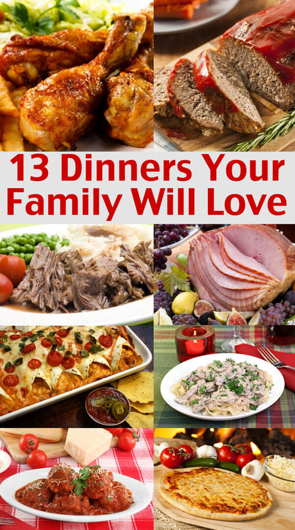 Easy Family Menu Ideas - Dinners Your Family Will Love