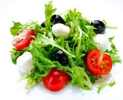 Easy Salad Recipes - Lettuce With Hot Cheese Sauce - Spiced Peach Salad