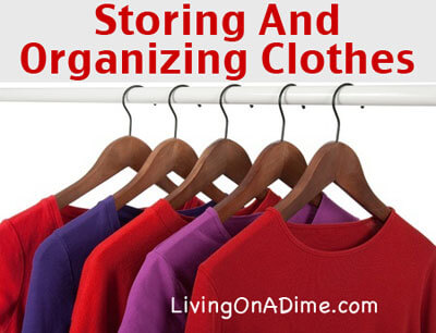 Storing And Organizing Clothes
