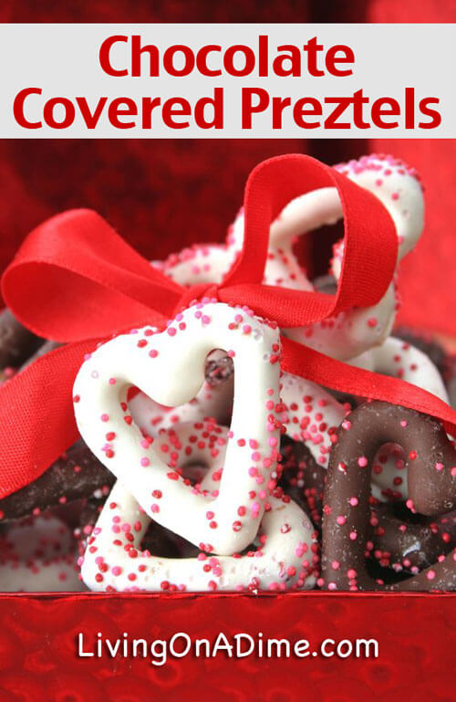 2 Ingredient Chocolate Covered Pretzels Recipe - 10 Easy Valentine's Day Candy and Treats Recipes