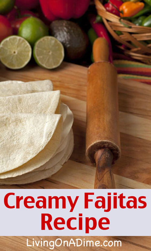Creamy Fajitas And Apple Plum Crisp Recipes