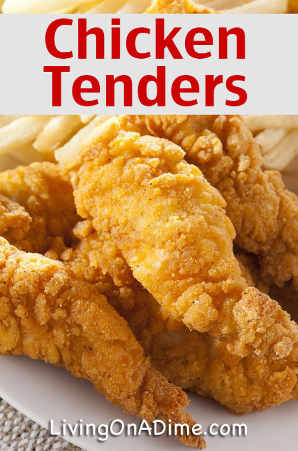 Easy Chicken Recipes And Dinner Ideas! Try this delicious homemade chicken tenders recipe, which is part of a quick and easy dinner menu that includes easy vegetables. $20 Makes 4 Dinners With 1 Package Chicken Breasts!