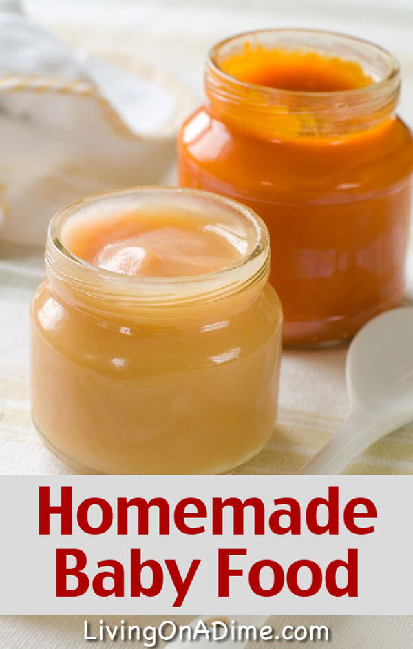How To Make Easy Homemade Baby Food - Recipes And Ideas