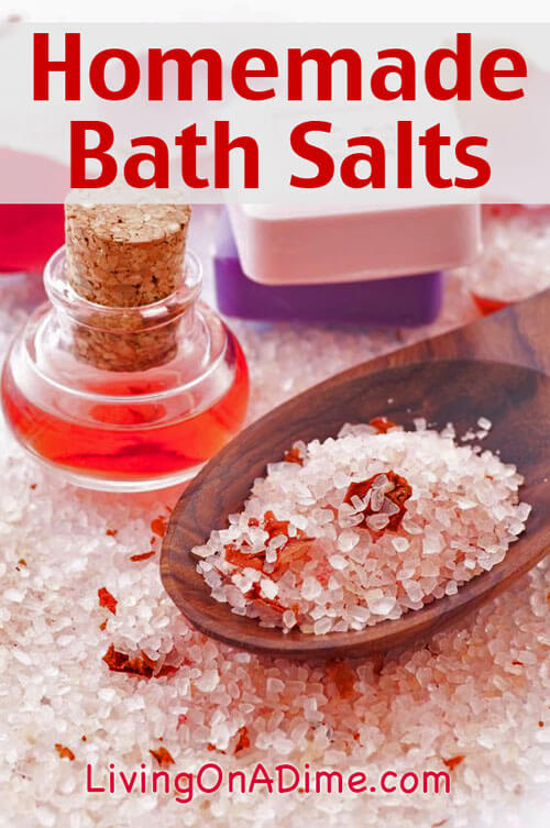 Homemade Bath Salts Recipe
