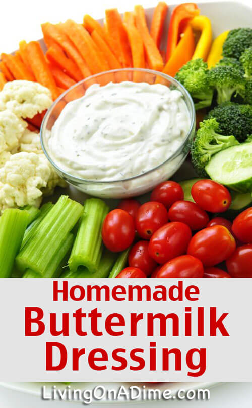 Homemade Buttermilk Dressing Recipe