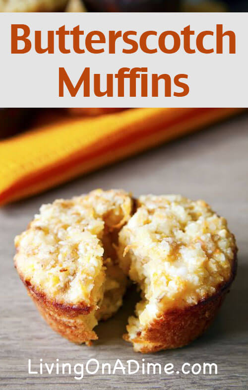 Homemade Butterscotch Muffins Recipe