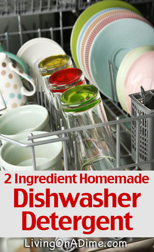 Homemade Dishwasher Detergent Recipe - 5 Homemade Cleaners You Didn’t Know You Could Make at Home