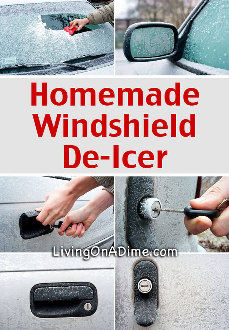 This homemade windshield de-icer recipe is one of those recipes that is so simple you are going to wonder why you ever purchased de-icer for you car. It takes about 20 seconds to make and it works GREAT!