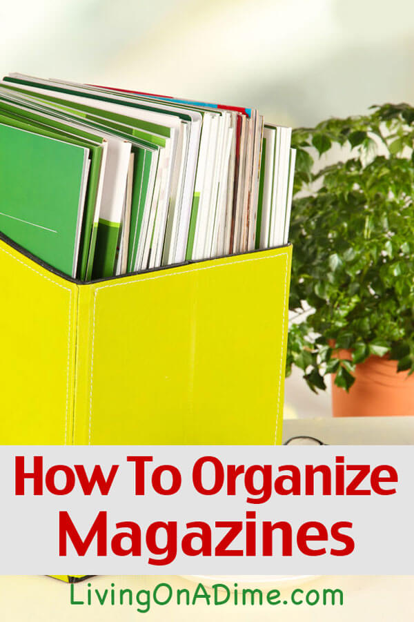 How To Organize Magazines
