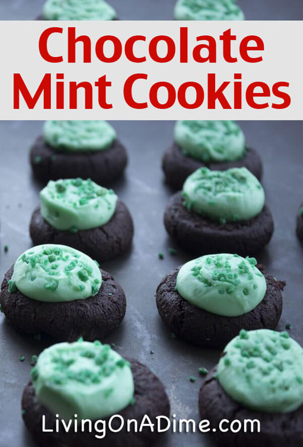 Homemade Chocolate Mint Cookies Recipe