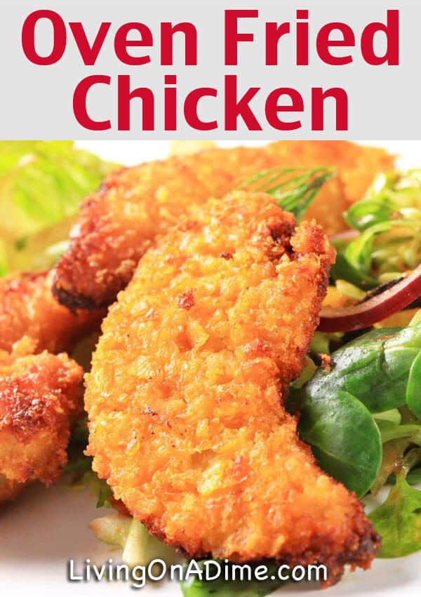 Oven Fried Chicken Recipe - Click Here For the Easy And Super Delicious Recipe!