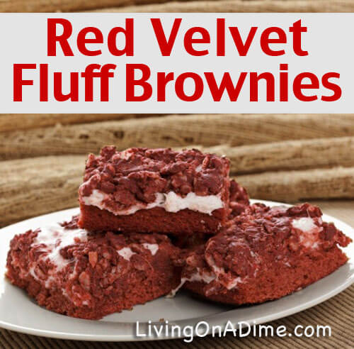 Red Velvet Fluff Brownies Recipe
