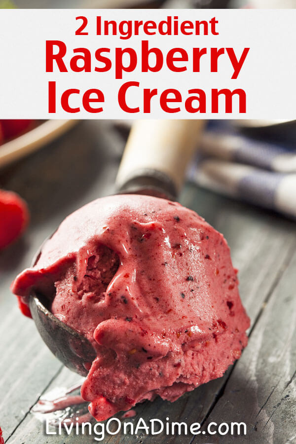 Raspberry Ice Cream Recipe - 12 Easy 2 Ingredient Homemade Ice Cream Recipes