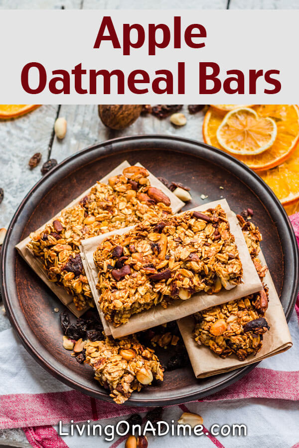 Apple Oatmeal Bars Recipe