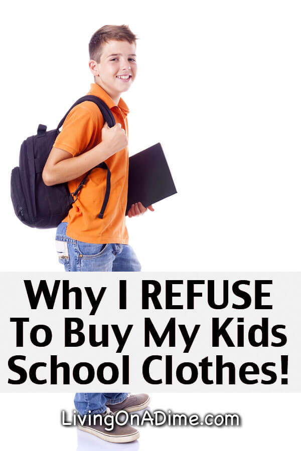 Why I REFUSE To Buy My Kids School Clothes! Back To School Supplies Spending