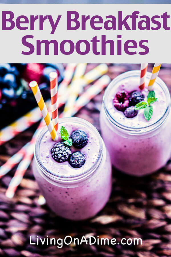 These easy fruit smoothies recipes are healthy and yummy! There's a tasty berry breakfast smoothie recipe and a tropical green smoothie that included your greens but doesn't taste like it!