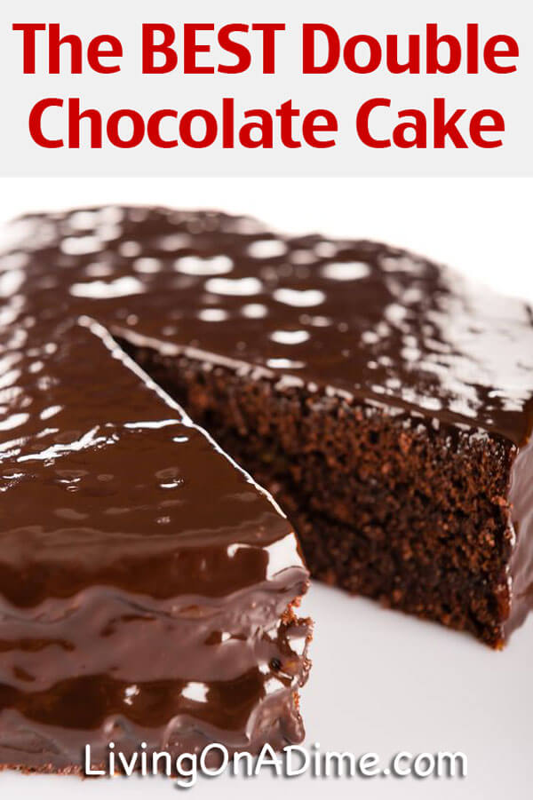 This double chocolate cake recipe is one of the very best chocolate cake recipes! It is an ingenious adaptation from the 1940's that makes the most delicious cake! Definitely for the chocolate lover in your family!