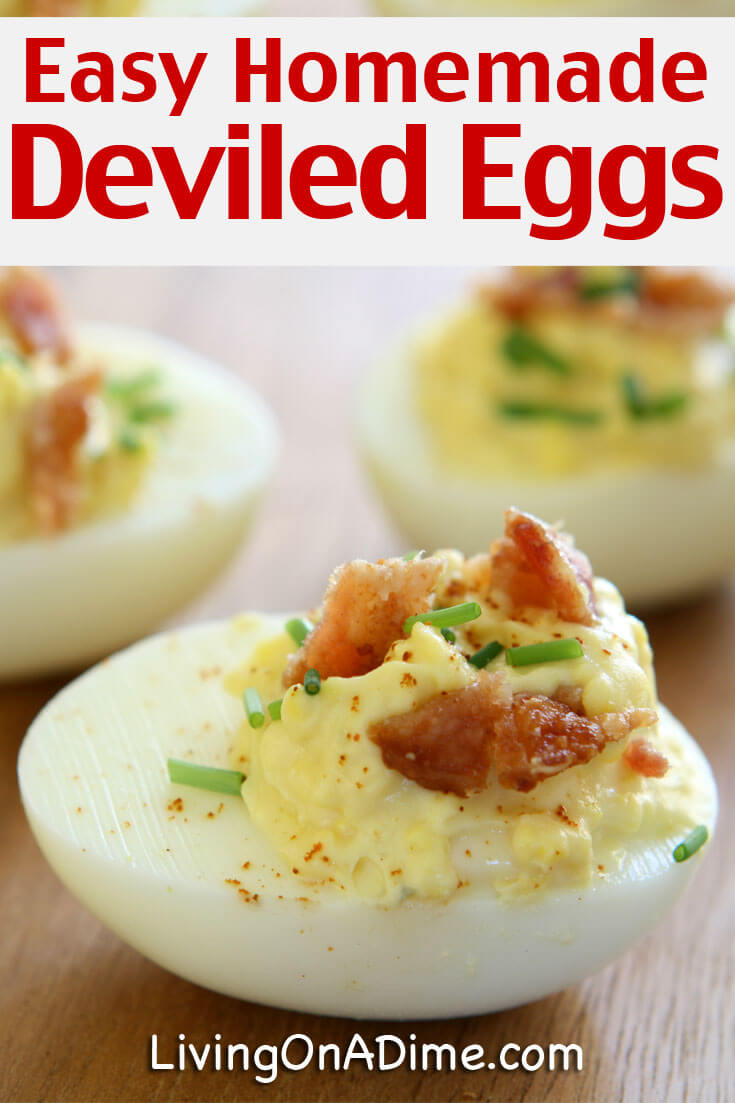 This is the best deviled eggs recipe ever. It's my go to recipe when I want perfect deviled eggs! It's so easy and these deviled eggs are gone every time!