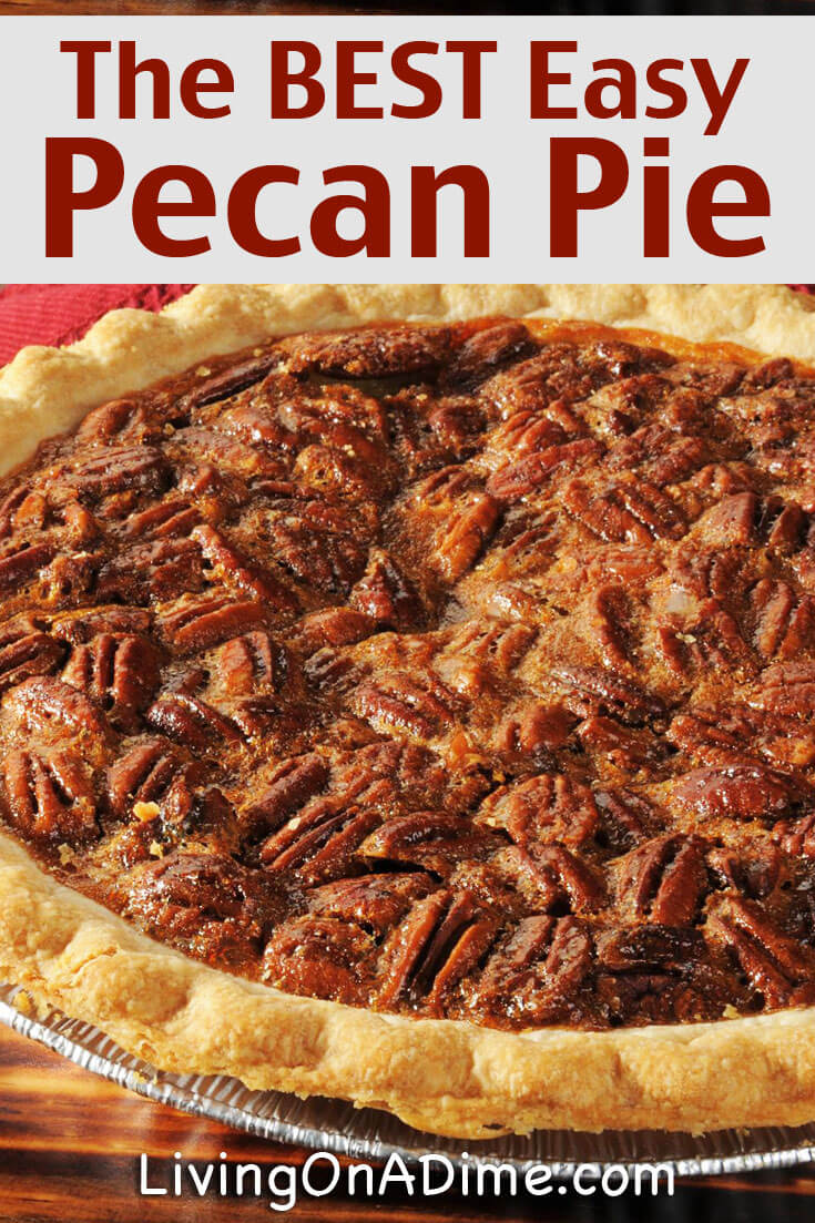 This recipe is the BEST homemade pecan pie recipe! It's easy to make and especially great for holidays dinners and parties.