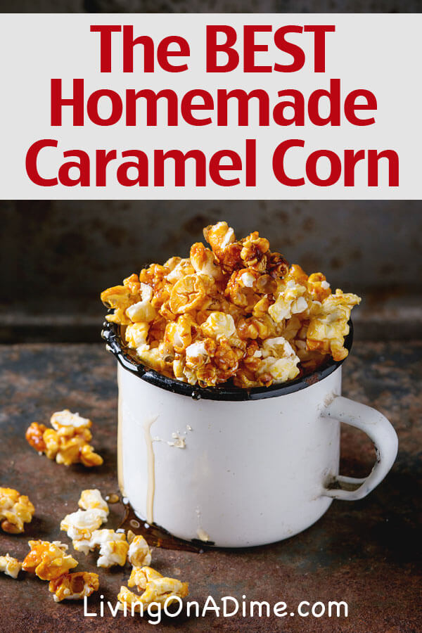 This is the BEST homemade caramel corn recipe! It’s so much cheaper and fresher than the store bought kind and my kids and family love it! It's great for parties and after school snacks!