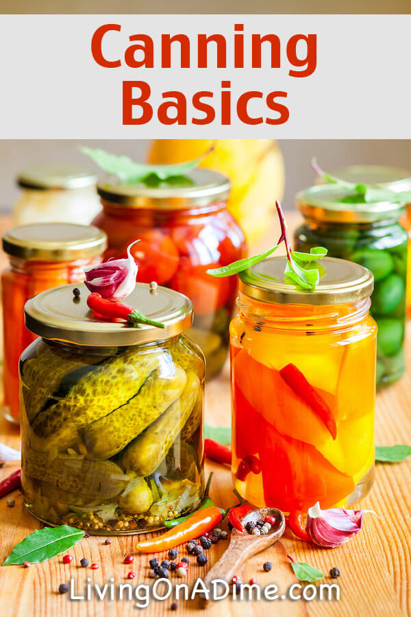 Canning and Freezing Garden Produce