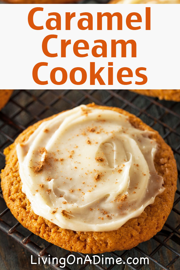 This caramel cream cookies recipe makes cookies that are so easy and delicious, they will make your mouth water for more! They're easy to make as homemade sandwich cookies and kids love them! They're perfect for a party or an after school treat!