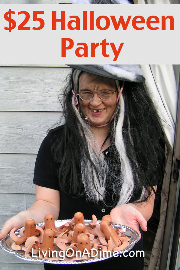 It's possible to have a fun Halloween party without spending a fortune. Here's how we had a great cheap Halloween party for 10 people that cost us just $25.