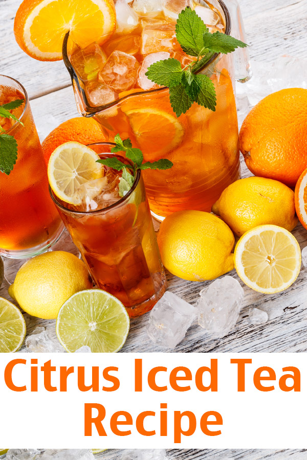 Citrus Iced Tea Recipe - 13 Homemade Flavored Iced Tea Recipes