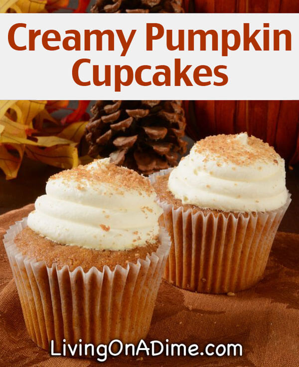 Creamy Pumpkin Cupcakes Recipe