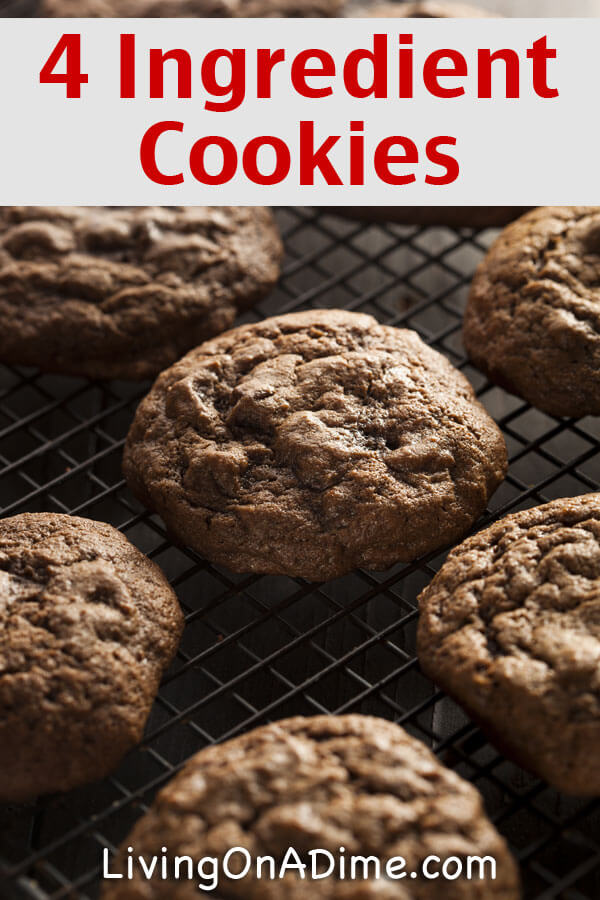 Easy 4 ingredient cake mix cookies recipe