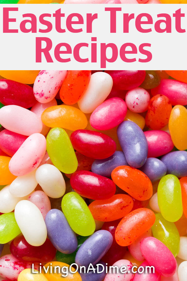 Try these Easter treats recipes to add a little pizazz to your Easter festivities! You'll find super easy 2 ingredient lemon bars, strawberry mousse, jelly bean bark and more! They're great for parties or any get together where you need some sweet treats!