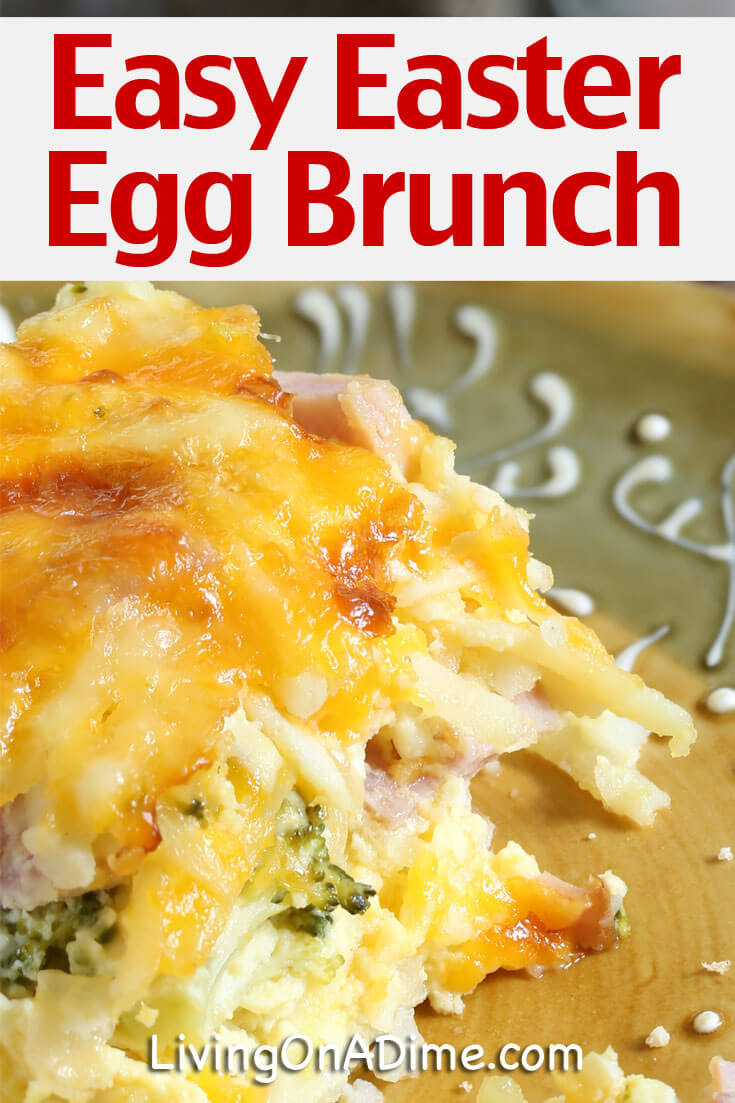 This egg brunch recipe makes an easy and hearty make ahead breakfast for Christmas or any time you want a one dish breakfast recipe! The entire family will love it and you probably already have the ingredients on hand.