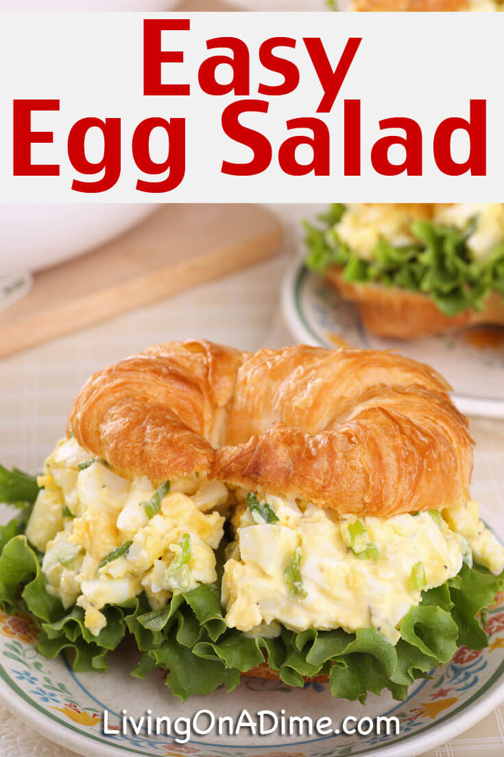 This easy egg salad recipe is another tasty recipe to help use up all those colored hard boiled eggs after Easter. You can make up a big batch and have it for several lunches. You can add lettuce leaves or celery for extra crunch.