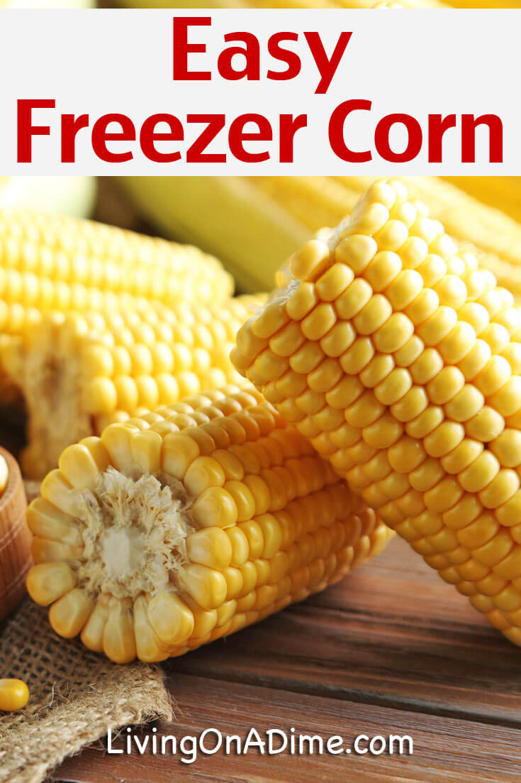 Here is an easy freezer corn recipe, which you can use to make an easy side dish that just needs to be heated and served! Find a good deal on fresh corn? This recipe is perfect for saving it!