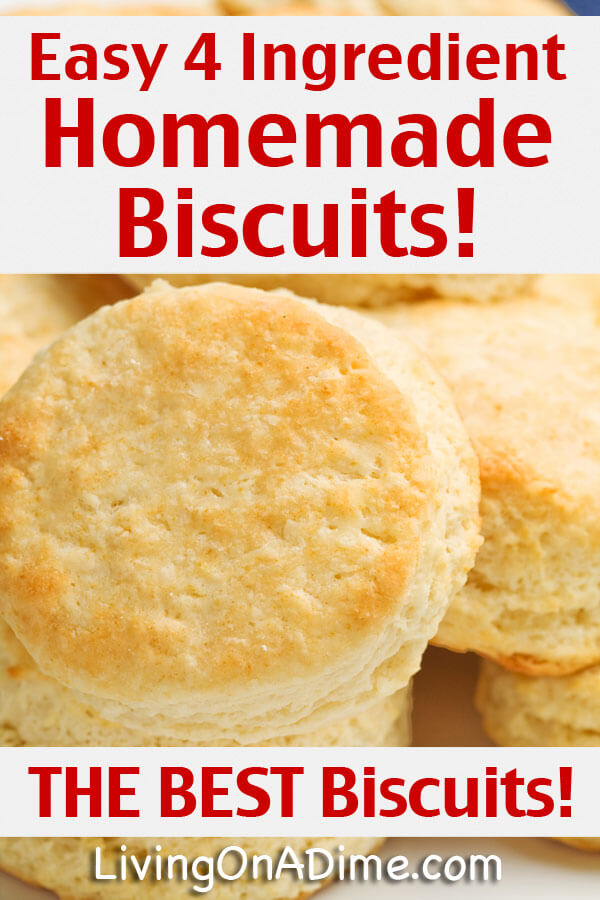  Easy  4 Ingredient Homemade  Biscuits  Recipe  7 UP Biscuits 