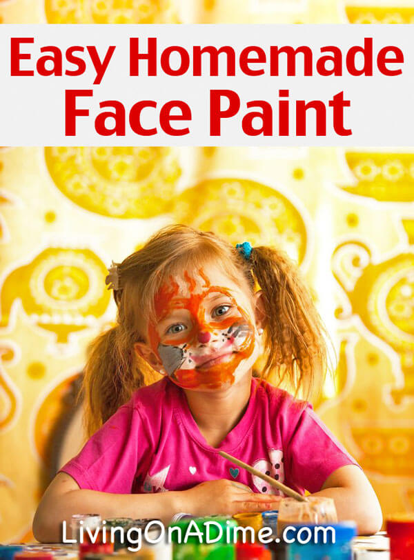 Easy Homemade Face Paint Recipe - How To Make Face Paint